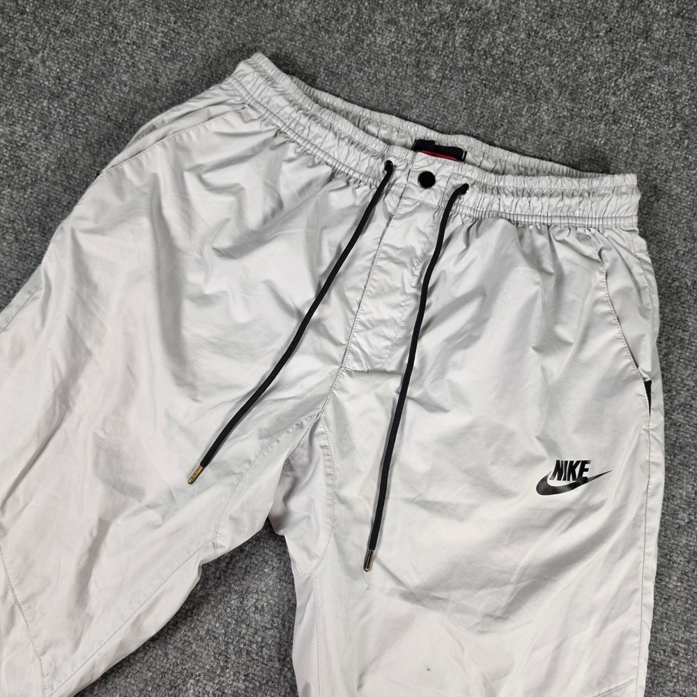 Nike Windrunner Track Pants Mens L Grey Colorblock Joggers 898403-043
